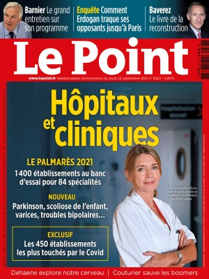 première-couverture-Le-Point-Palmarès-Cliniques-France-2021-Hopital-privé-Dijon-Bourgogne-Dr-Tchurukdichian