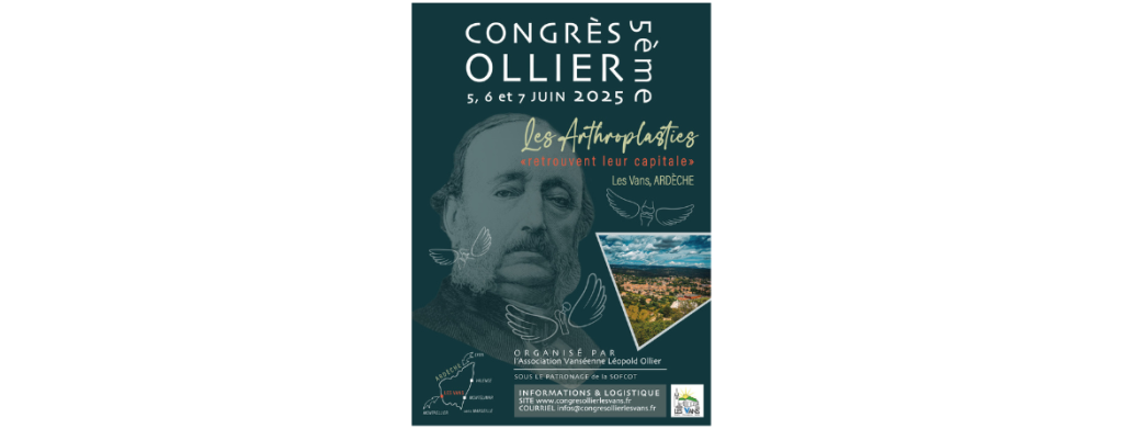 Affiche congrès Ollier aux Vans