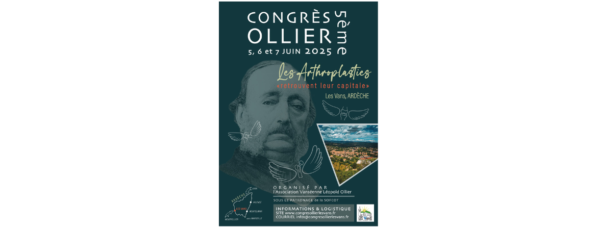 Affiche congrès Ollier aux Vans